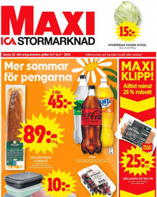 ICA Maxi-broschyr från Måndag 08.07.