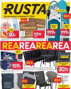 Rusta-broschyr från Måndag 08.07.