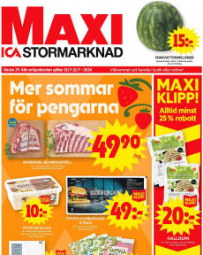 ICA Maxi-broschyr från Måndag 15.07.