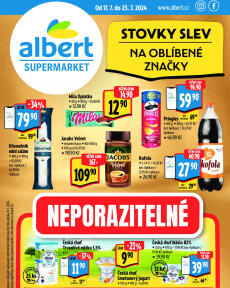 Albert Supermarket leták od středy 17.07.