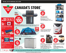 Canadian Tire flyer from Thursday 18.07.