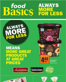 Food Basics flyer from Thursday 18.07.