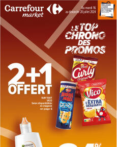 Catalogue Carrefour Market de du mardi 16.07.