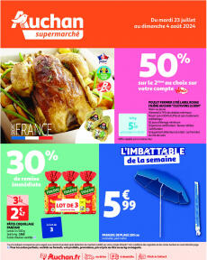Auchan supermarché - L'été s'invite dans votre assiette !
