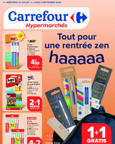 Carrefour folder van Woensdag 24.07.