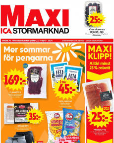 ICA Maxi-broschyr från Måndag 22.07.