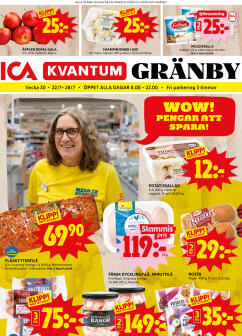 ICA Kvantum-broschyr från Måndag 22.07.