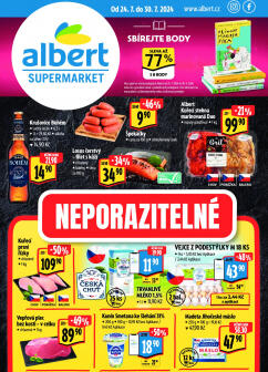Albert Supermarket leták od středy 24.07.