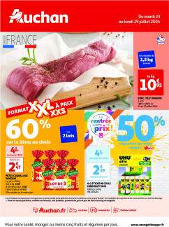 Catalogue Auchan de du mardi 23.07.