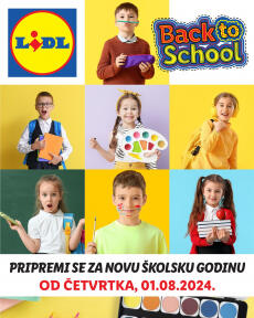 Lidl - Pripremi se za novu školsku godinu