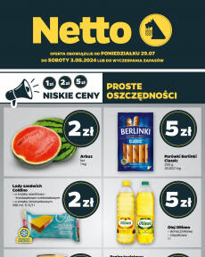 Netto - Netto Gazetka Spożywcza 31/24A