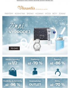Vivantis.cz - Zimní výprodej pokračuje  Objevte to pravé za bombastické ceny