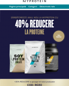 Myprotein - 40% REDUCERE la proteine