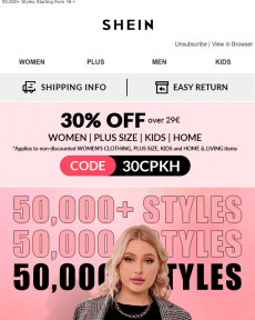 SheIn - Snuggle up with our Winter Sale