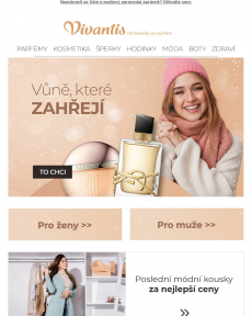 Vivantis.cz - Nový rok s novým parfémem za úžasné ceny  Vůně, které zahřejí