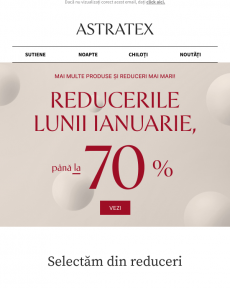 Astratex - Reduceri de până la 70% și mai multe produse la vânzare!