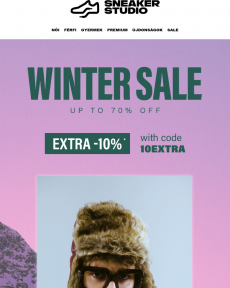 SneakerStudio - The best winter sale is waiting for you! ️