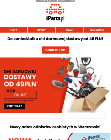 iParts.pl -  Darmowa dostawa od 49 PLN na iParts.pl