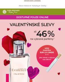 Yves Rocher - Voňavé valentýnské slevy až 46 %.