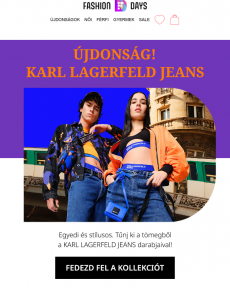 Fashion Days - Újdonságok a KARL LAGERFELD JEANS-től