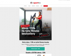 Insportline.cz - Extra sleva -15% pro tebe  na vybrané fitness bestsellery jen do středy!