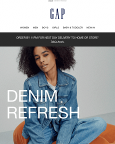 GAP - Denim refresh: New jeans for all your plans