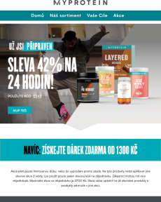Myprotein - Pondělní akce | SLEVA 42%