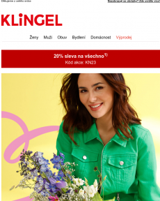 Klingel - Ušetřete až dvakrát! 20% sleva na vše + výhodné nabídky