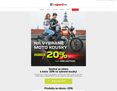 Insportline.cz - Kupón na -20%  na vybrané moto helmy a oblečení české zn. W-TEC jen do úterý!