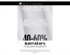 adidas - Poslední velikosti v Outletu se slevou až 60 %