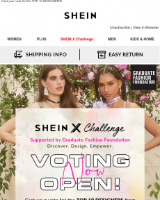 SHEIN - #Sheinxchallenge | VOTING NOW OPEN!