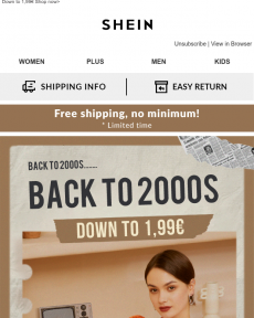 SHEIN - Back to 2000s