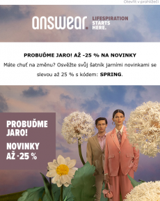 Answear.cz - Probuďme jaro! Novinky až -25 %