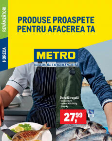 Metro - Produse proaspete: Carne, pește, fructe și legume
