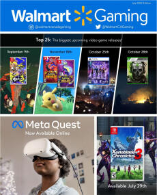 Walmart July Gaming Catalogue