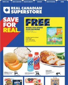 Real Canadian Superstore flyer from Thursday 25.08.