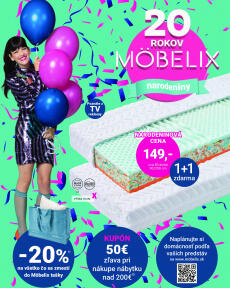 Möbelix - Oslavujeme 20 rokov