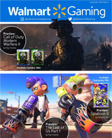 Walmart September Gaming Catalogue