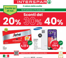 InterSpar Sconti del 20% 30% 40%
