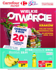 Carrefour Wielkie otwarcie w Krakowie