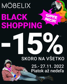 -15 % BLACK SHOPPING