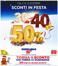 Esselunga Sconti 30% 40% 50% (Zona 5)