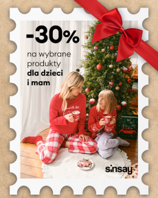 Sinsay:  -30% na wybrane produkty