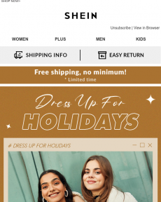 Shein: Find your perfect holiday outfit
